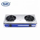 2 burner gas stove cast iron beehive burner cheap price table top stainless steel panel gas cooker stove gas stove