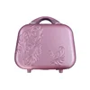Hot sale travel fashion small suitcase waterproof toiletry bag lovely girl cosmetic case simple hard shell