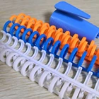 Comb binding ring color plastic for loose leaf of notebook folder diary