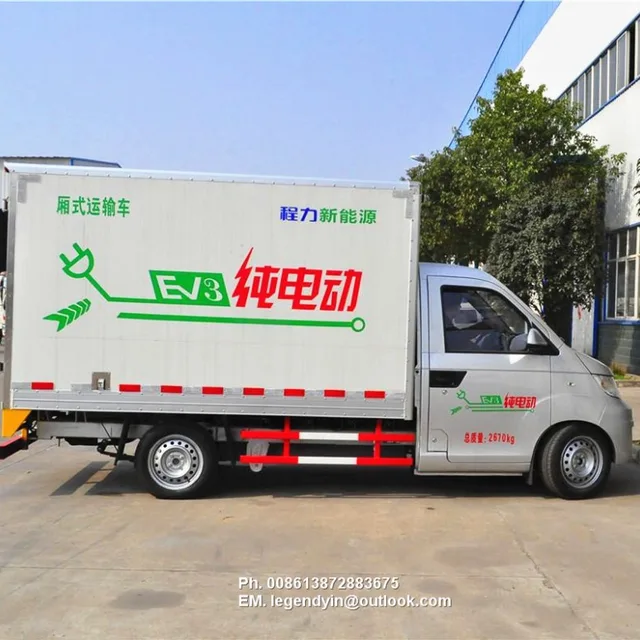 New factory products CLW 4 wheel 750kg 1000kg 0.5 tons mini electric van truck electric goods cargo truck for sale