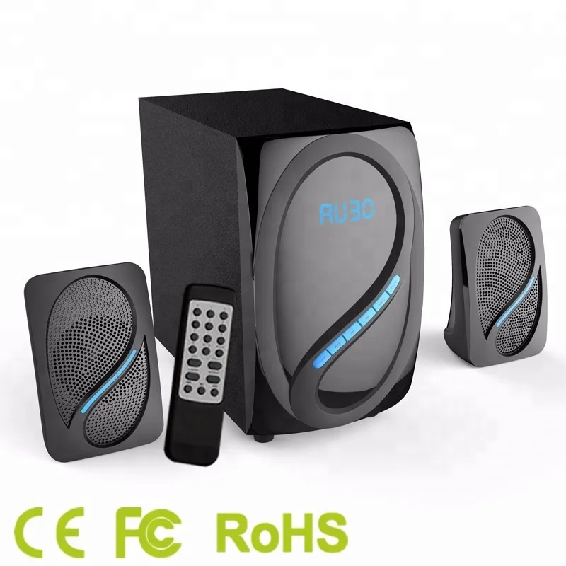 Museeq 2.1CH Speaker Manufacturer Private Model MDF Wooden Box Music Speakers Multimedia Speakers with CE ROHS FCC Certificate - ANKUX.COM