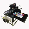 Ningbo 60*90 inkjet LED uv curent flatbed printer embossed plastic label, plastic bottle label printing plotter