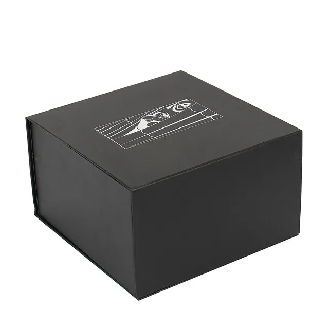 main picture of  black personalized baseball cap packaging box