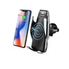 2019 Newest 2 in 1Fashion Automatic Clamping Fast Charging Phone Holder Mount Smart Sensor Wireless Car Charger