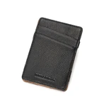 MINANDIO Mini Leather Credit Card Holder