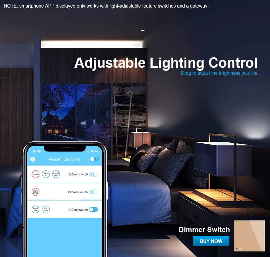 LIVOLO VL-C701Z-11 Google Home Best Zigbee Control Light Wall Smart Switch - ANKUX.COM