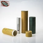 100% recycled custom packing strong kraft cardboard 30ml 50ml white brown black paper tube