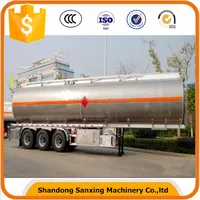 52000L Aluminum 3 Axle Fuel Tanker
