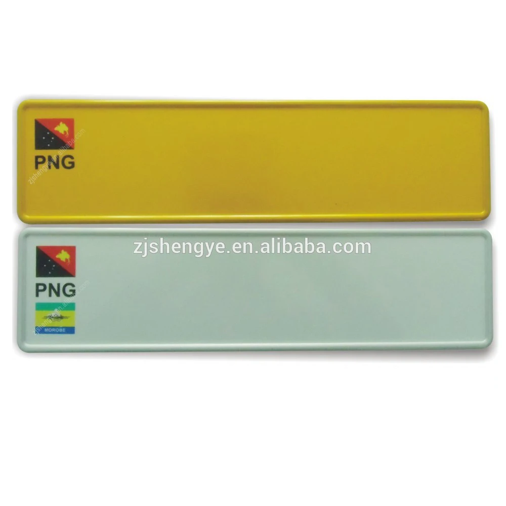 European-reflective-aluminum-license-plates-blank