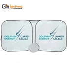 China Wholesale Printed LOGO Foldable Tyvek Car Front Wind Sunshade Cover