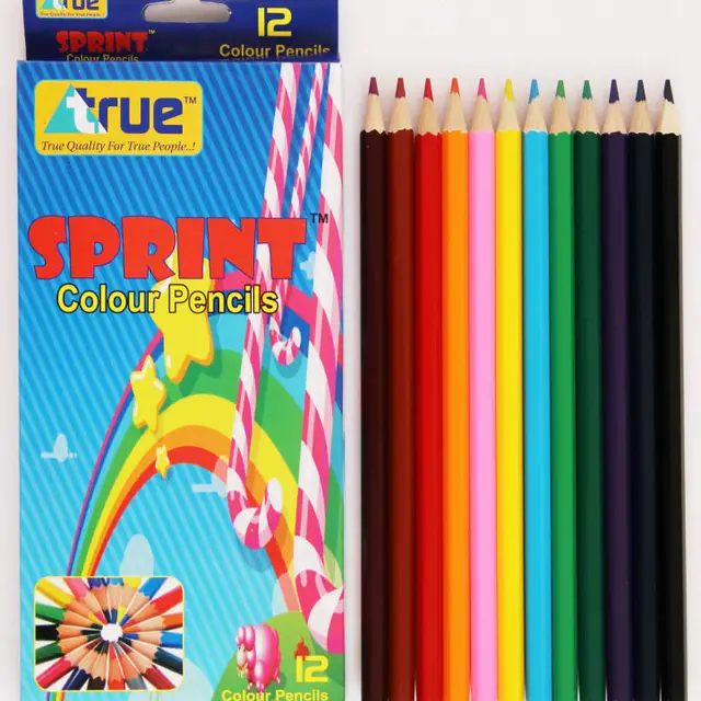 triangular coloured pencil