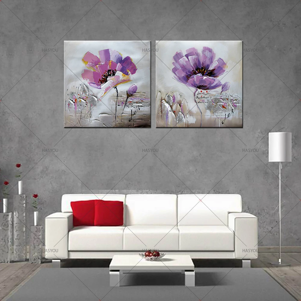 Handmade-Modern-Flower-Modular-Pictures-Wall-Painting-Abstract-Floral-Oil-Painting-On-Canvas-For-Living-Room (2)