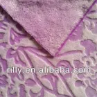 double printed and cut flannel fabric/printed and cut flannel