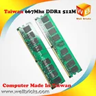 Taiwan PC OEM RAM MEMORY DDR2 800 667 512M 1Gb 2Gb MODULE