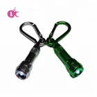 Factory price mini promotional led keychain with carabiner um Flashlight Keychain,Whistle Function Led Torch Keychain