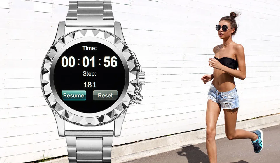 LF08 Bluetooth Smart Watch Fashion Wrist Smartwatch Heart Rate Thermometer UV Measurement for IOS Android Phone Mate