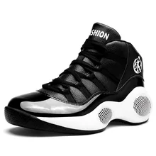 PU+wear resisting rubber and breathable outsole men's sports shoes basketball shoes for men