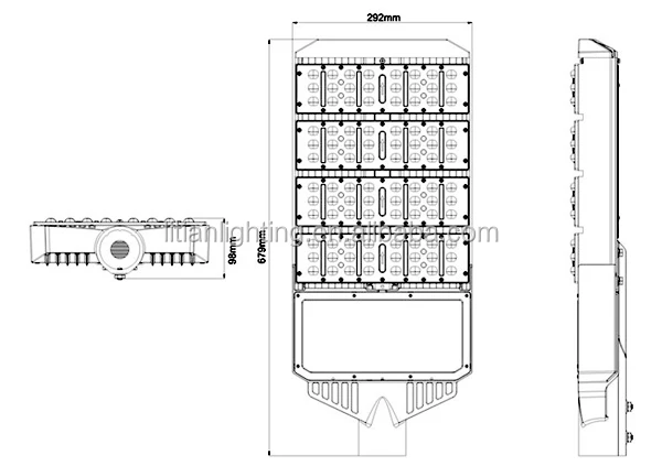 Newest Design highest cost performance high power 200w led street light