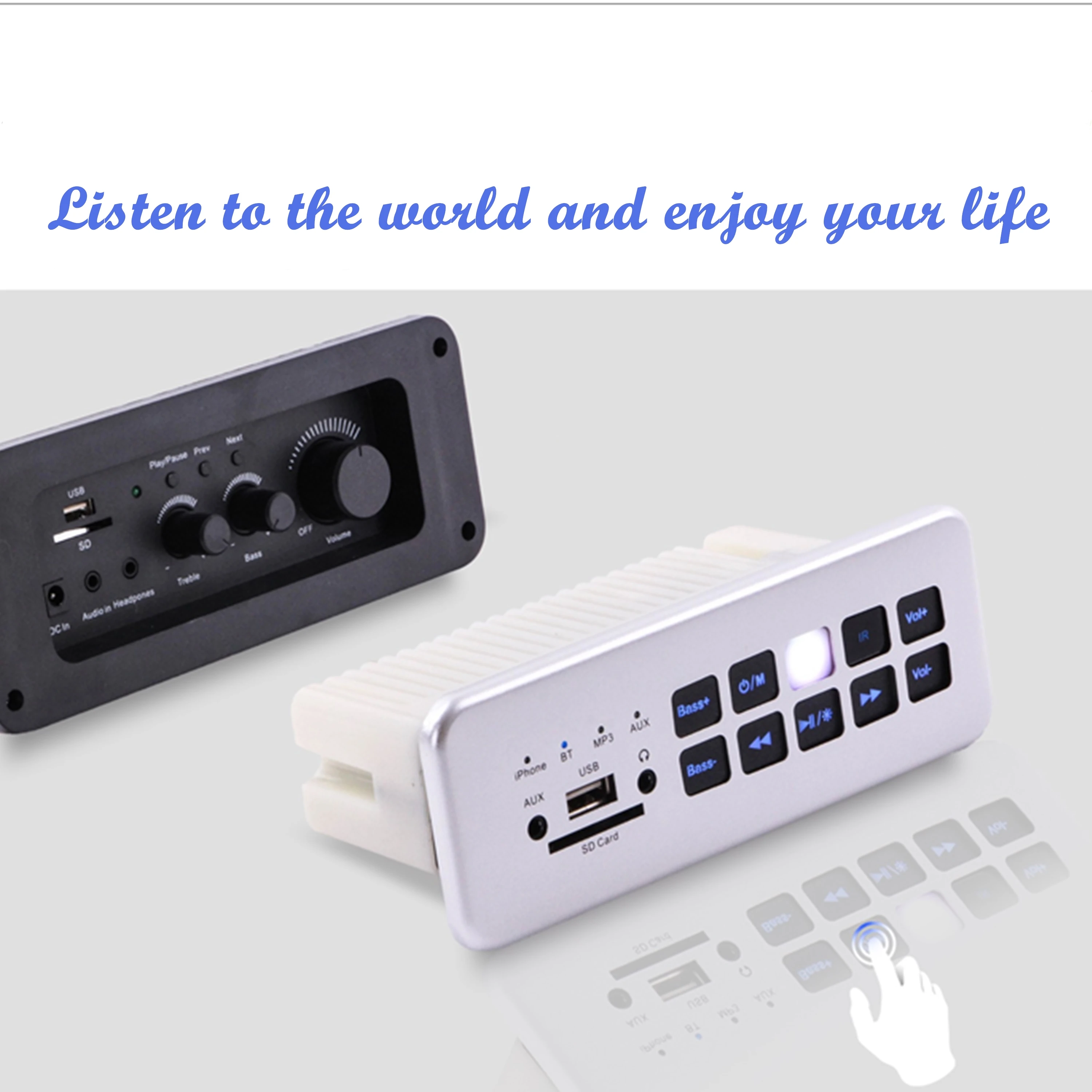 USB/SD Card Music Player Home Theater Speaker System Sound For Sofa/Coffee Table/Bed. - ANKUX.COM