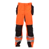 high visibility EN 20471 cotton/polyester oil resistant fireproof safety workwear trousers pants
