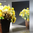 Mirror Glass Interactive 5mm 6mm 2 Way Mirror Manufacture 1 Way Mirror Teleprompter Glass