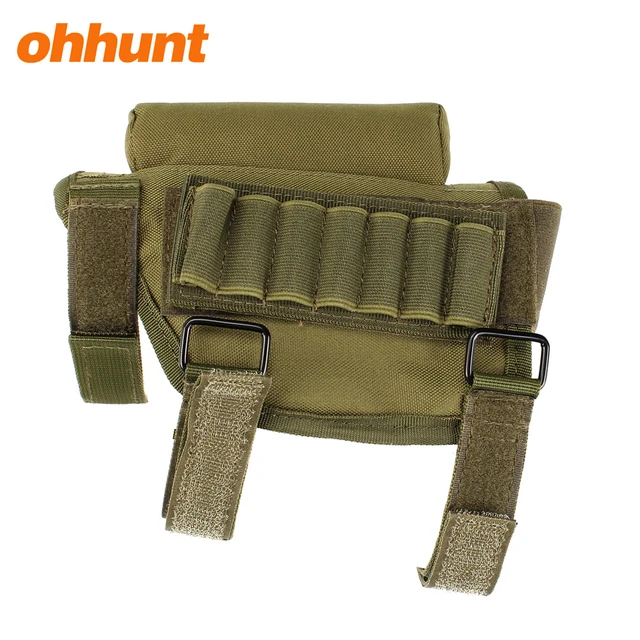 ohhunt hunting pouch shot gun cheek rest shell holder for. 300.