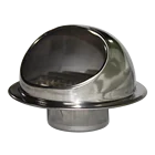 metal round ball roof pipe metal mesh vent covers disc air valve for exhaust air