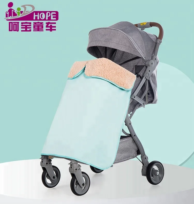 baby stroller cover on leg with keep warm function