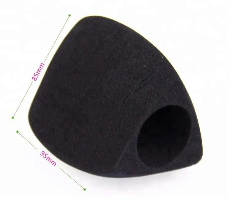 Wholesale high quality PU triangle shape windproof microphone foam sponge cover for television - ANKUX Tech Co., Ltd