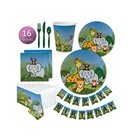 Jungle Safari Themed Animals Birthday Party Supplies