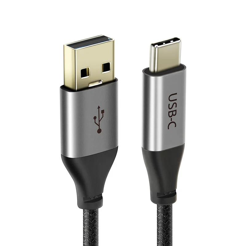 CABLETIME USB C 3.0 Type c Nylon Mobile Phone Cable 3.0A 5Gbps Fast Charging For Huawei Samsung Xiaomi One Plus,1m 3ft - ANKUX.COM