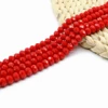 Alabaster Color Crystal Faceted Rondelle Craft Beading Supplies Tyre Beads A5040#-4