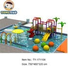 ホット夏ミニウォーターパーク遊び場水グラスファイバースライド水生公園低価格販売のための良質