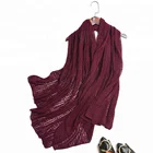 SWR0441 WOOL scarf knitting spring scarf shawls stocks available