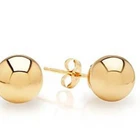 Gold Ball Stainless Steel Stud Earring Ear Stud Earring Women