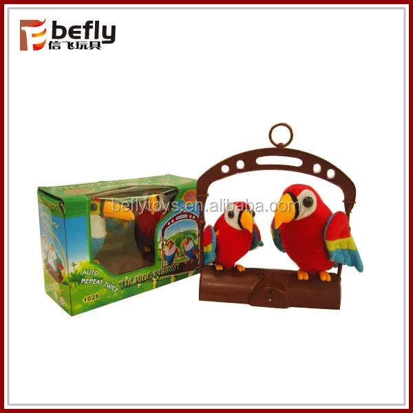 kids electric talk back parrot toy