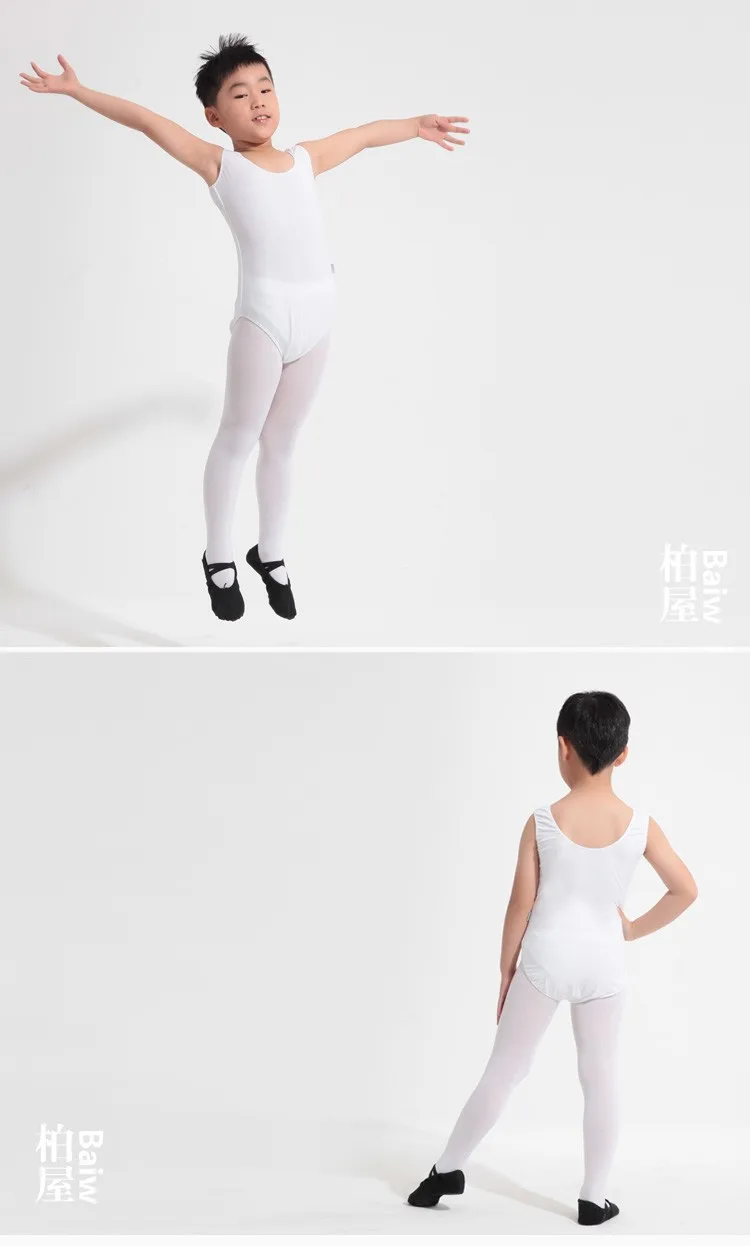 116200004 Boy's Ballet Leotard Boy Leotard Buy Boy Leotard,White