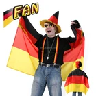 100% polyester sport game fan cheer custom logo 3x5ft country body flag