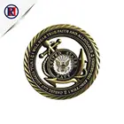 Customized Antique Souvenir Item US Military Army Gold Plated Challenge Coins made in China