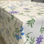 plastic PEVA tablecloths with flannel backing