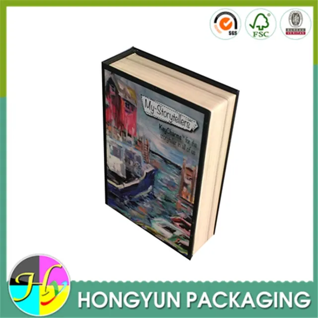 hy-shanghai custom decorative book shape favor boxes