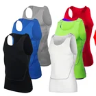 Wholesale manufacturer custom logo moisture wicking plain workout fitness sports gym tank top for men