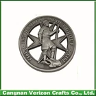 Promotional wing sword metal badge custom metal pin badges we make custom metal badges