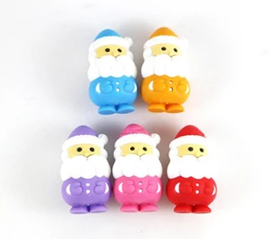 christmas gift for children various christmas shape 3d rubber