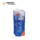 Water Pouch Water Drink Pouches 2020 Hot Sale Travel Plastic Drinking Water Bags Drink Pouch With Spout Stand Up Bag With Nozzle For Juice Clear
