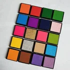 4*4cm Multicolour Little fingerprint ink pad for children Stamp Ink pad