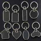 Cheap Promotional Giveaway Customized Logo Key Ring, Square Shape Acrylic KeyChains Key Ring