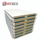 high density firproofing rock wool Roof Panneau sandwich panel for building materials