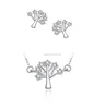 PES Jewelry Set! Korea Design Family Tree For Life Lariat Necklace And Earrings (PES50-060)