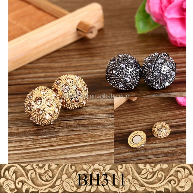 fashion cute muslim scarf pin hijab accessories round small